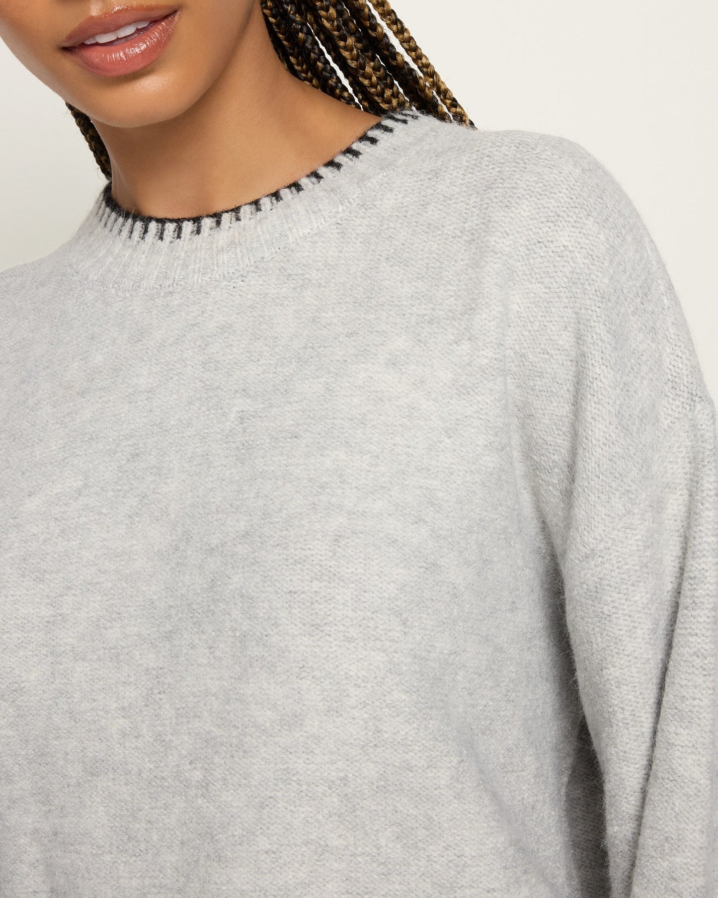 Whipstitch Crewneck Pullover