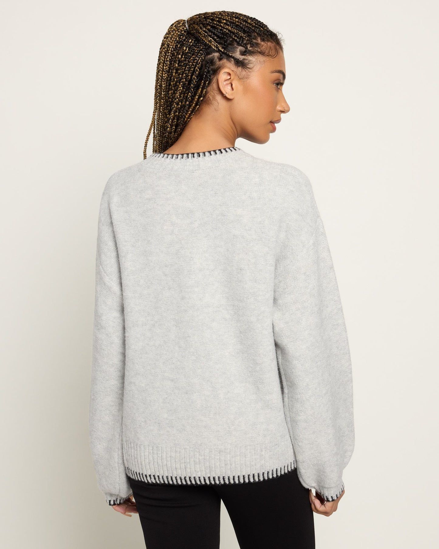 Whipstitch Crewneck Pullover