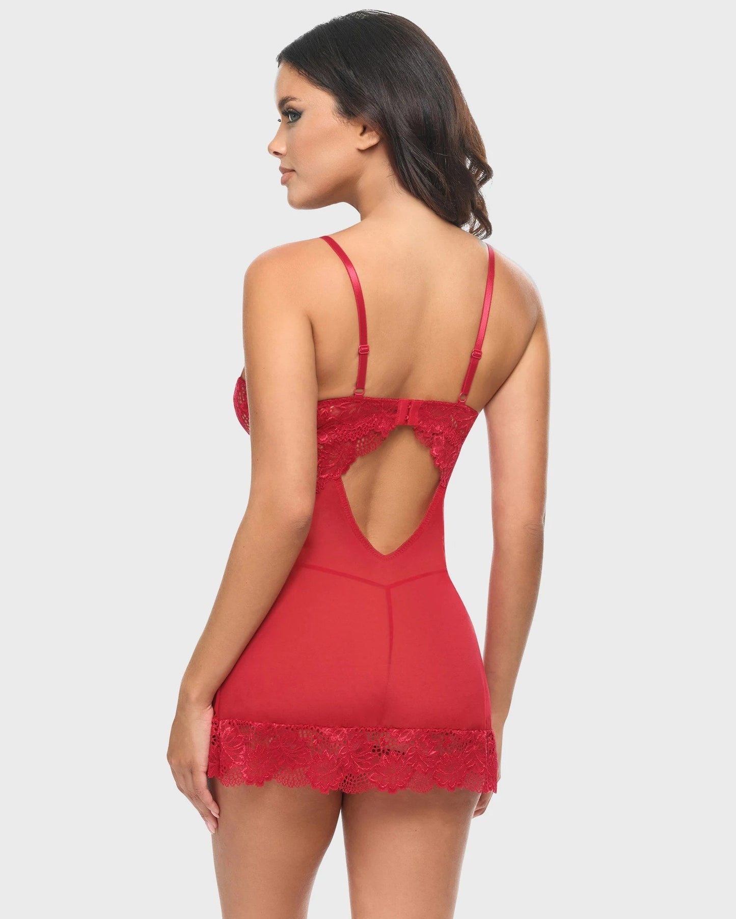 Page Lace Chemise with G-String
