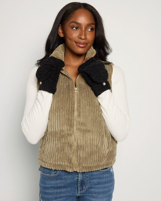 Flip Top Chenille Gloves