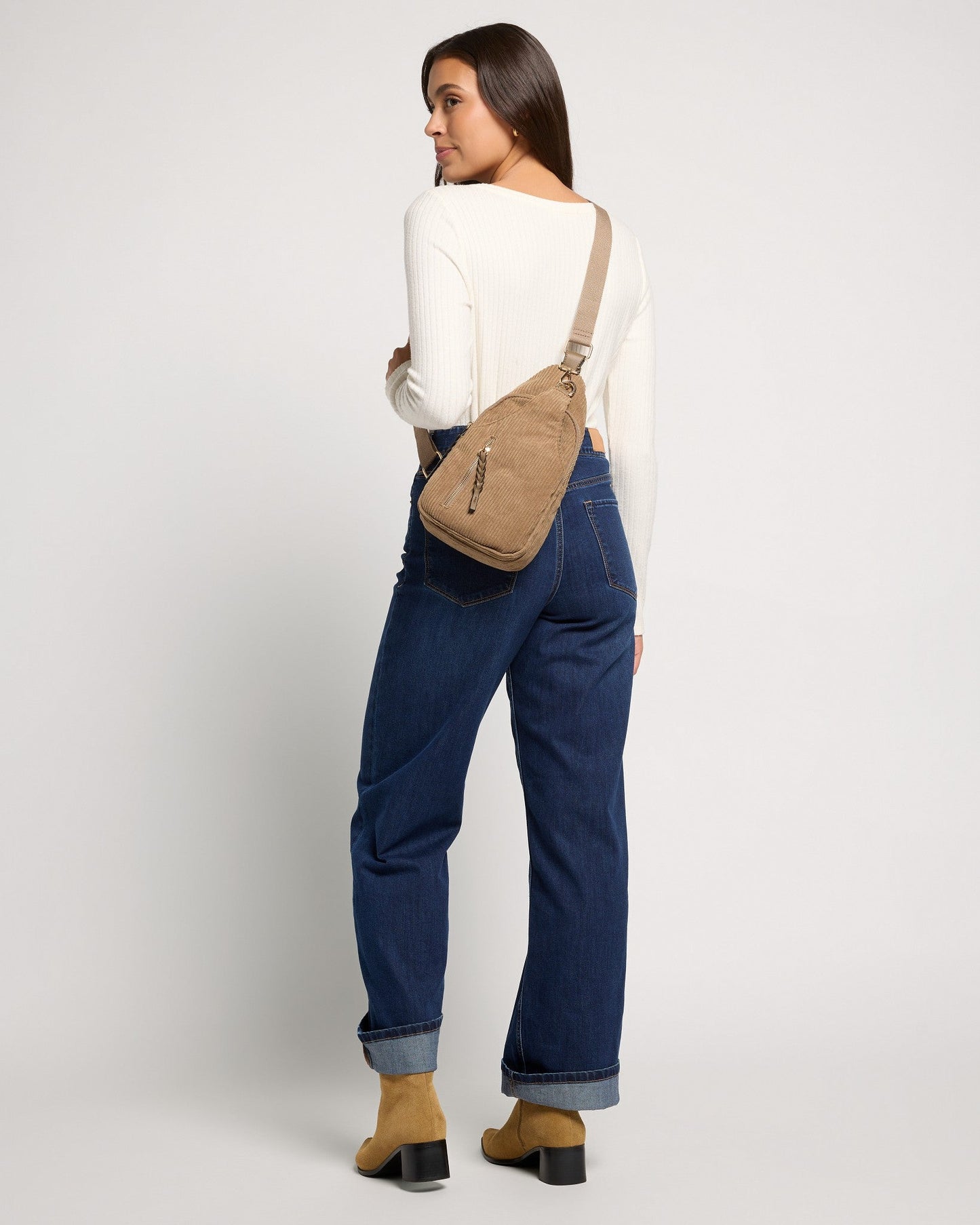 Nikki Corduroy Sling Bag