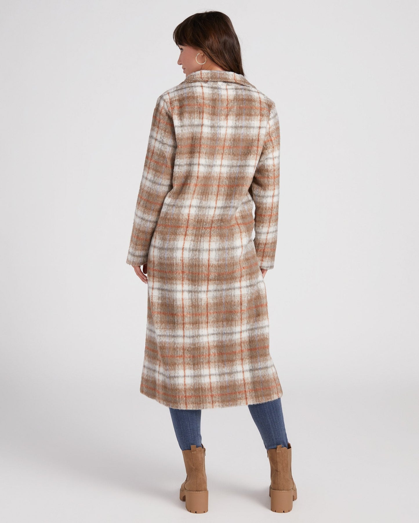 Jodie Plaid Coat