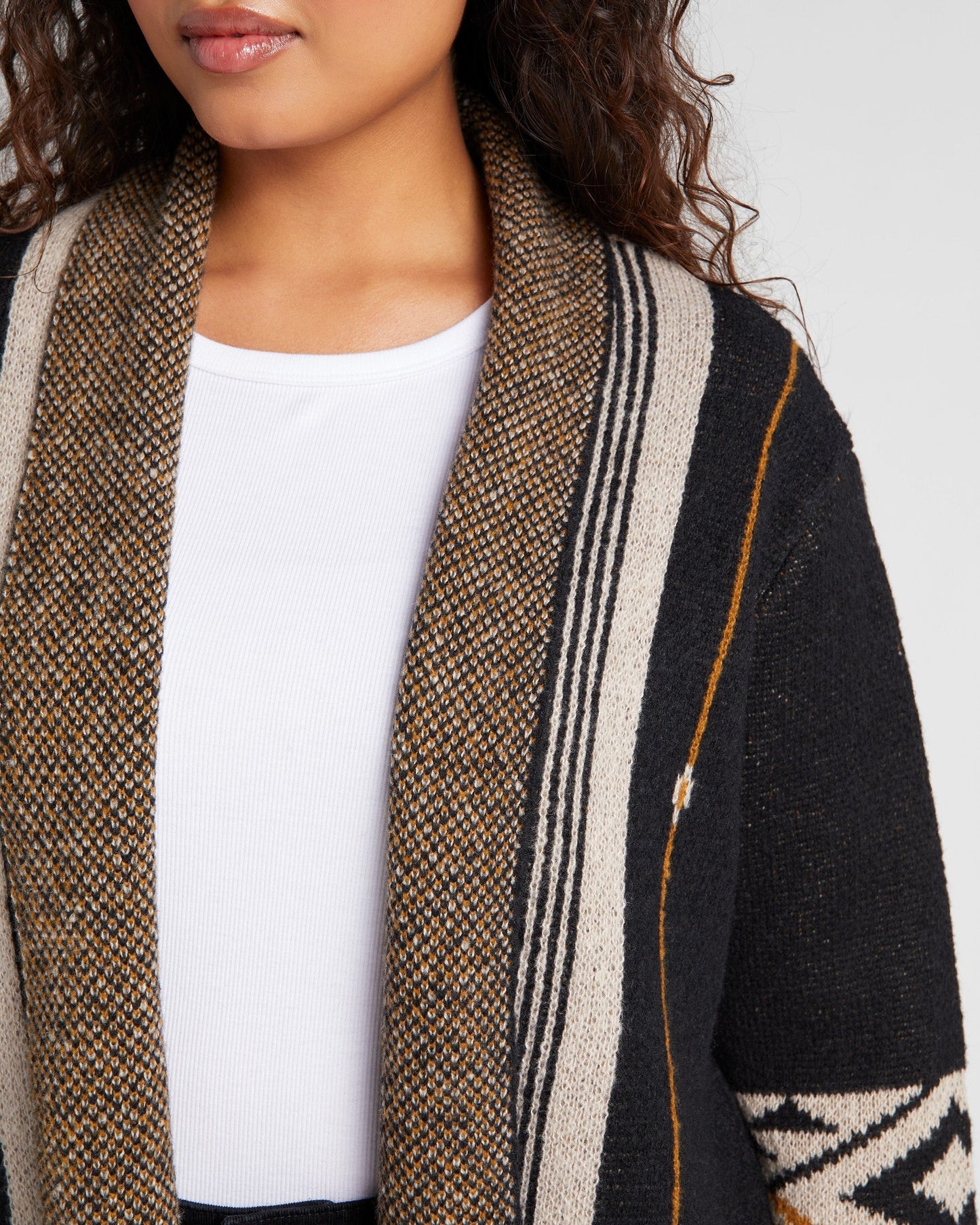 Plus Size Shawl Cardigan