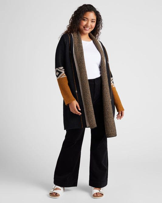 Plus Size Shawl Cardigan