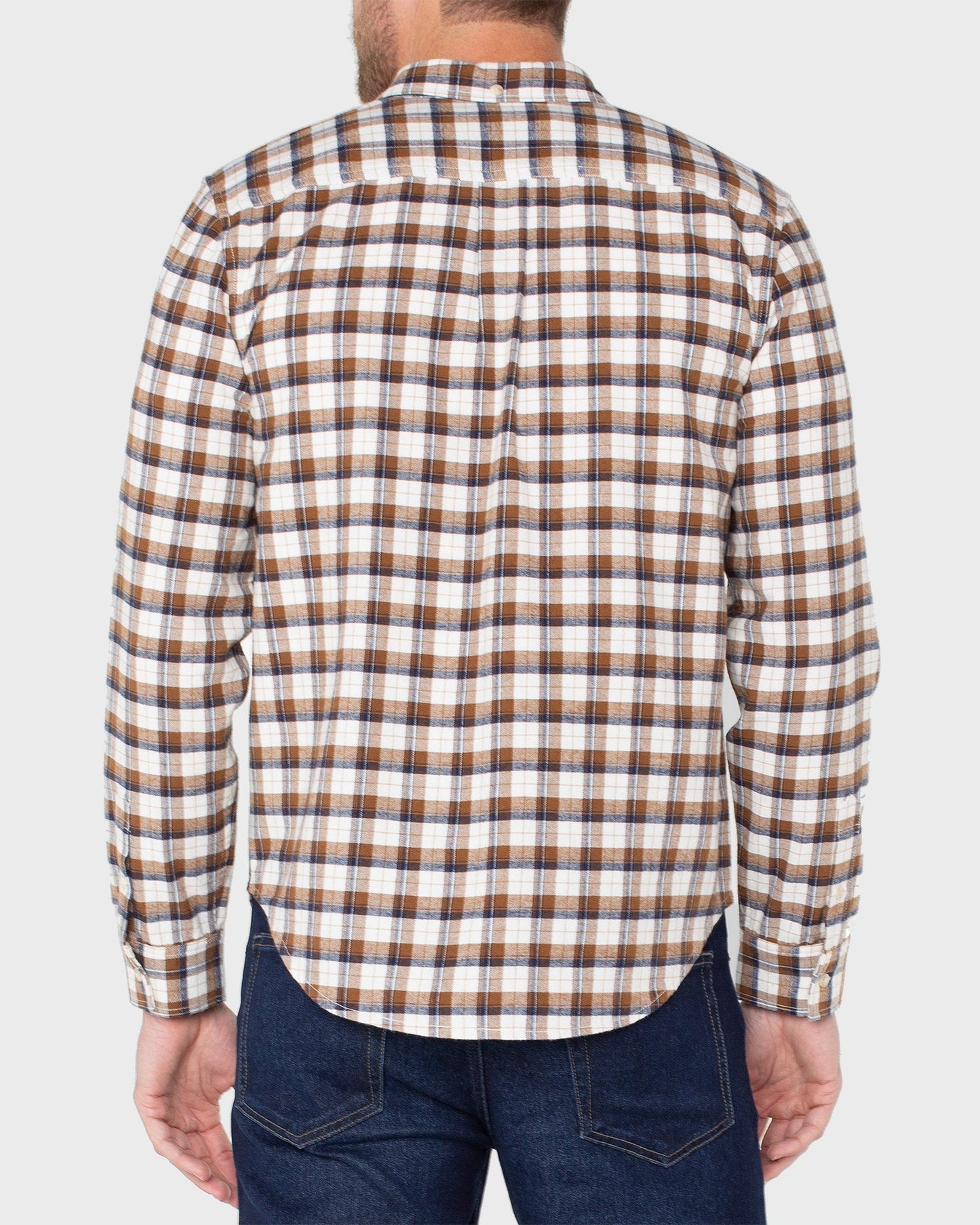 Plaid Long Sleeve Button Up Shirt