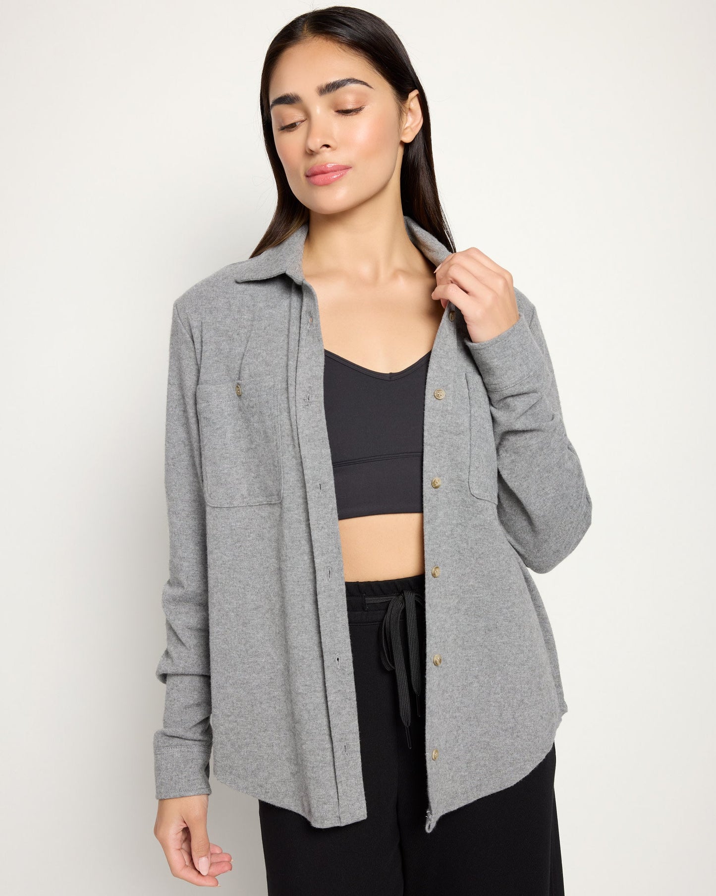 Intention Solid Knit Shirt