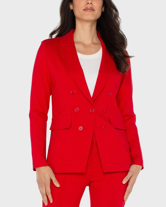 Faux Double Breasted Blazer