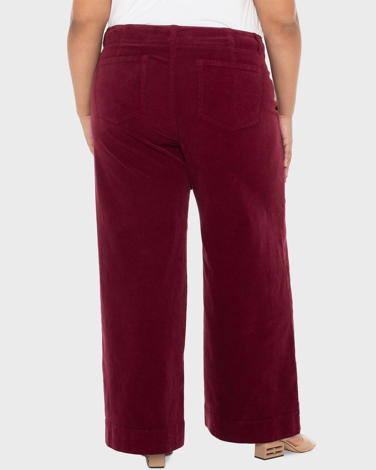Plus Size Utility Pocket Wide Leg Pant