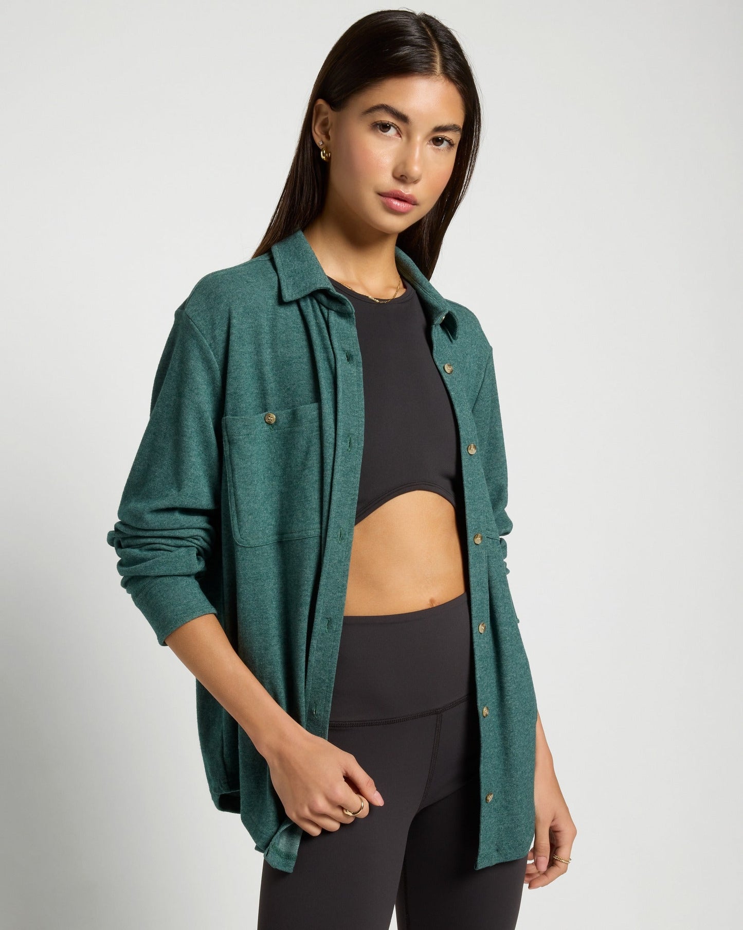 Intention Solid Knit Shirt