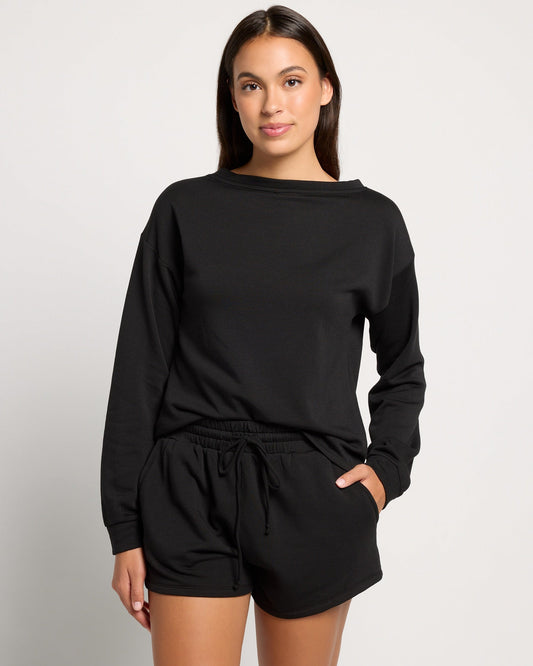 Stella Fleece Cozy Pullover and Short Set