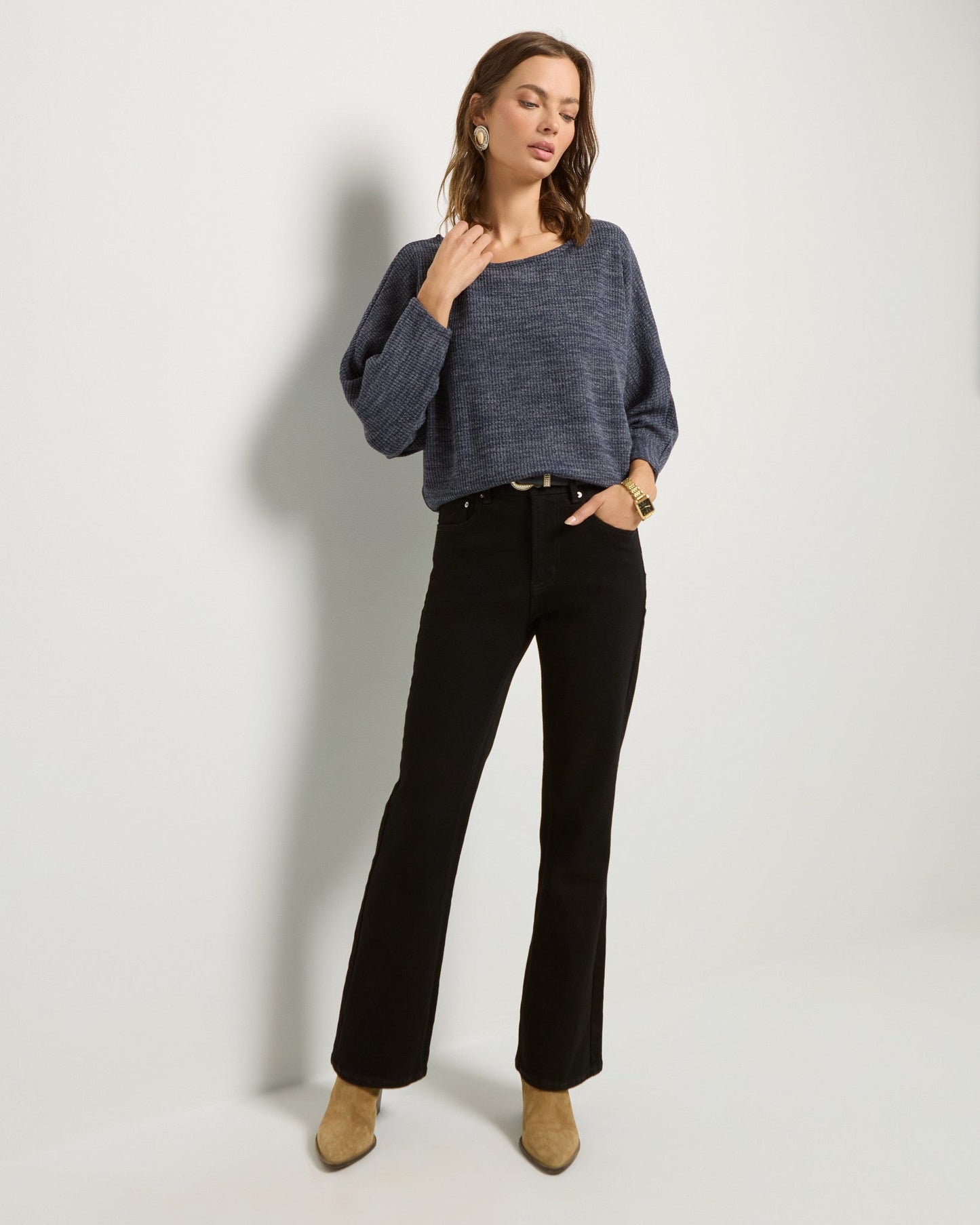 Highland Dolman Long Sleeve Top