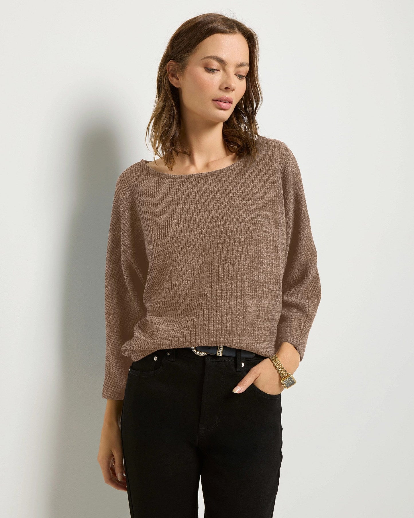 Highland Dolman Long Sleeve Top