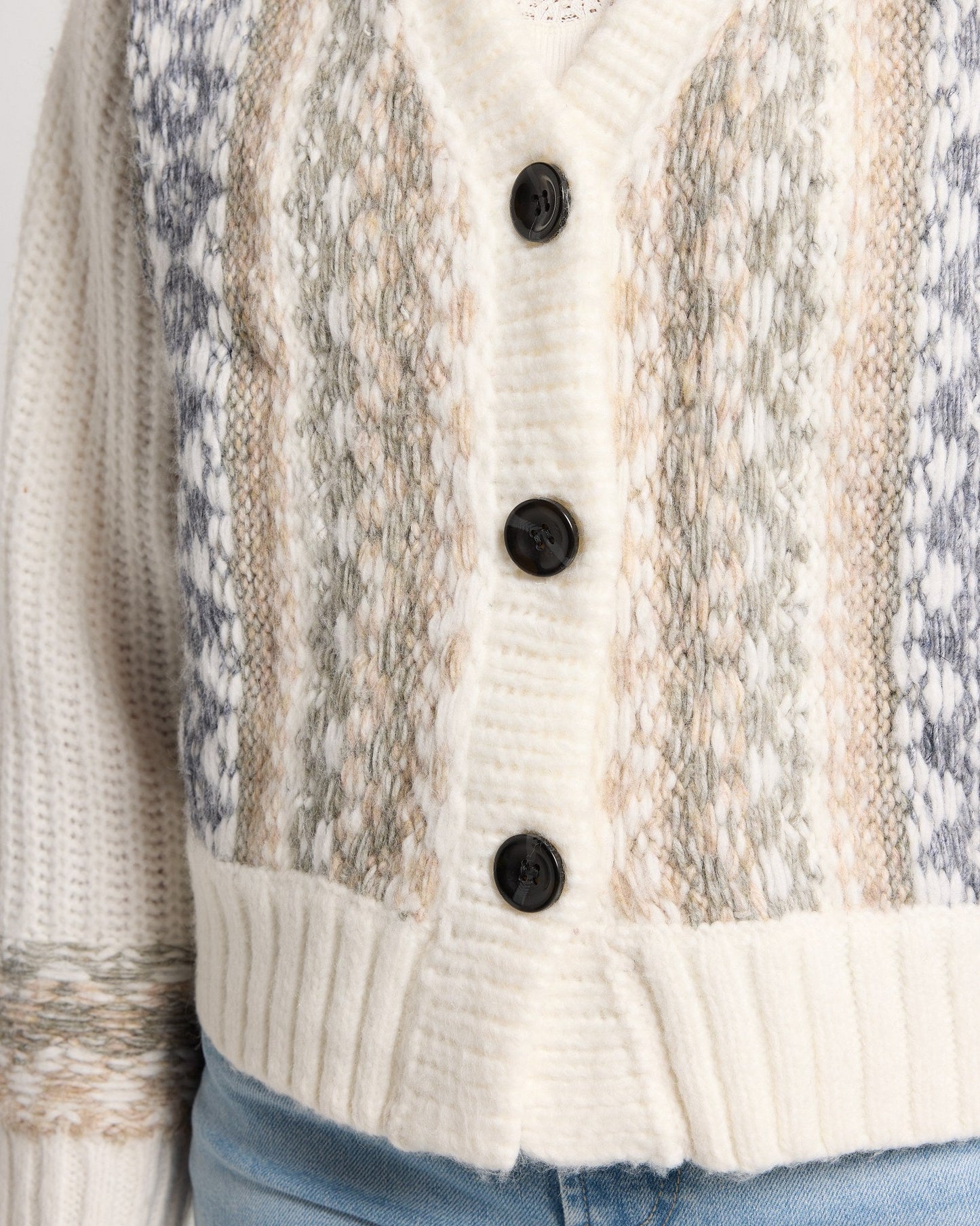 River Rock Jacquard Cardigan