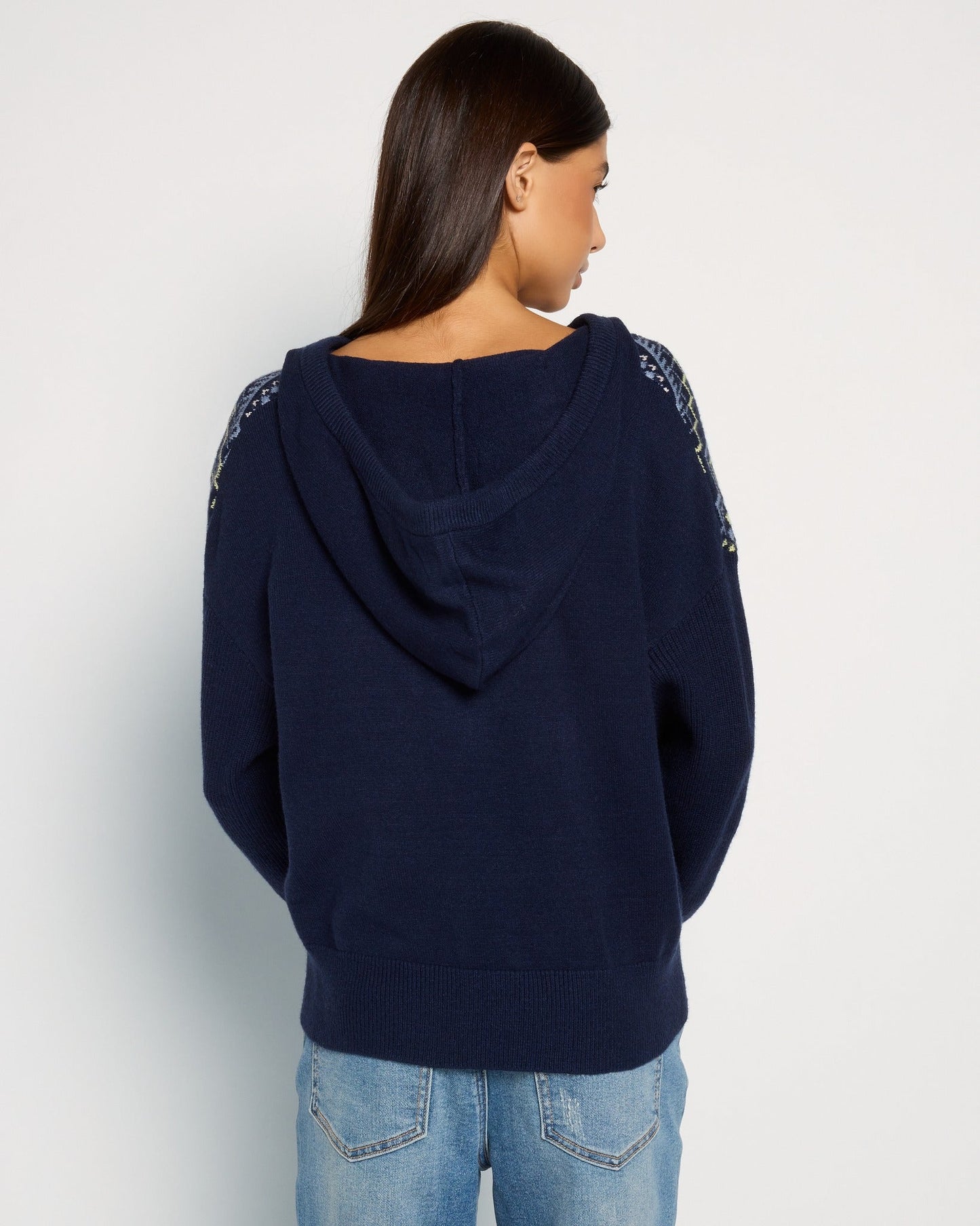 Georgia Half Zip Hooded Sweater