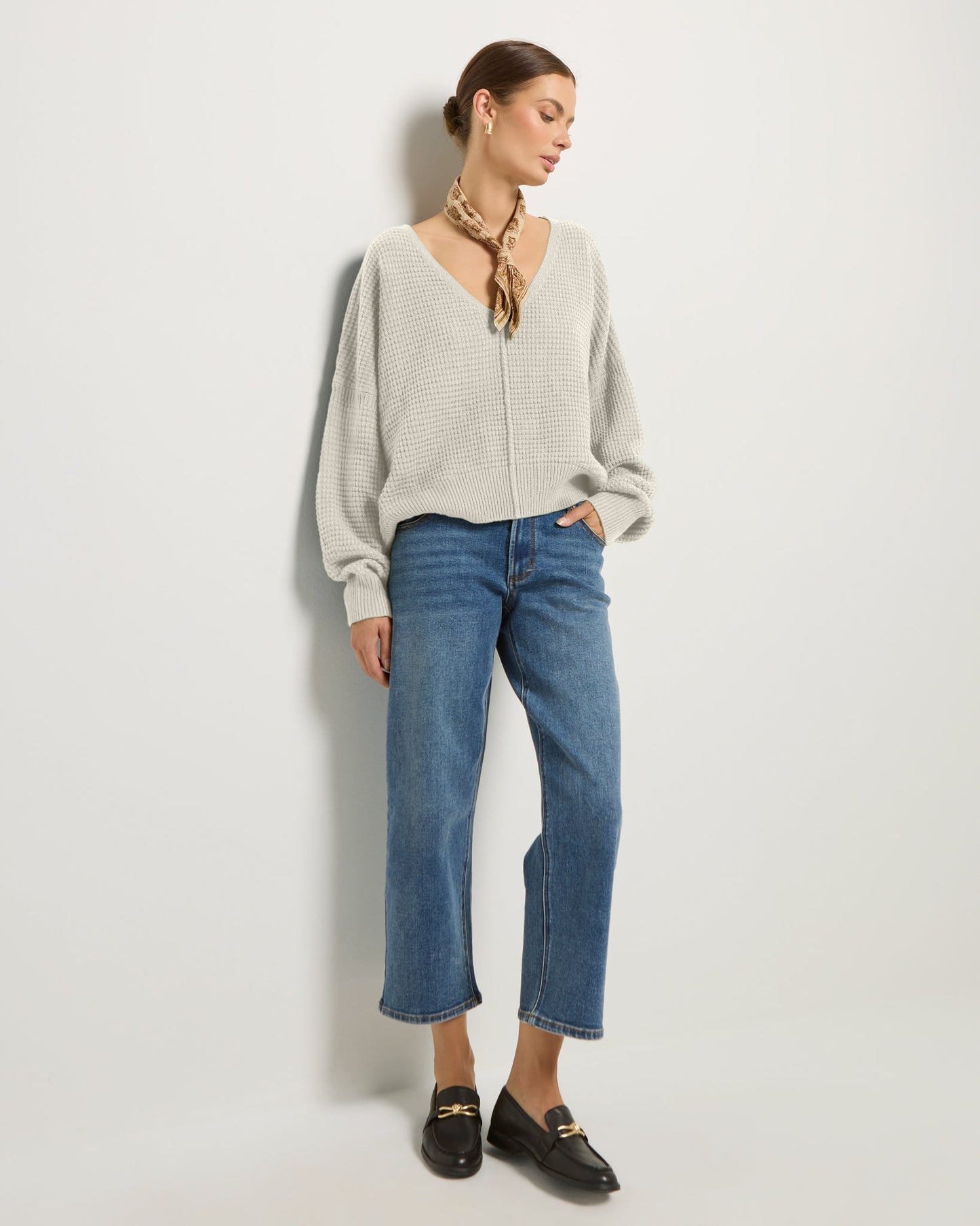 Lotus V-Neck Sweater