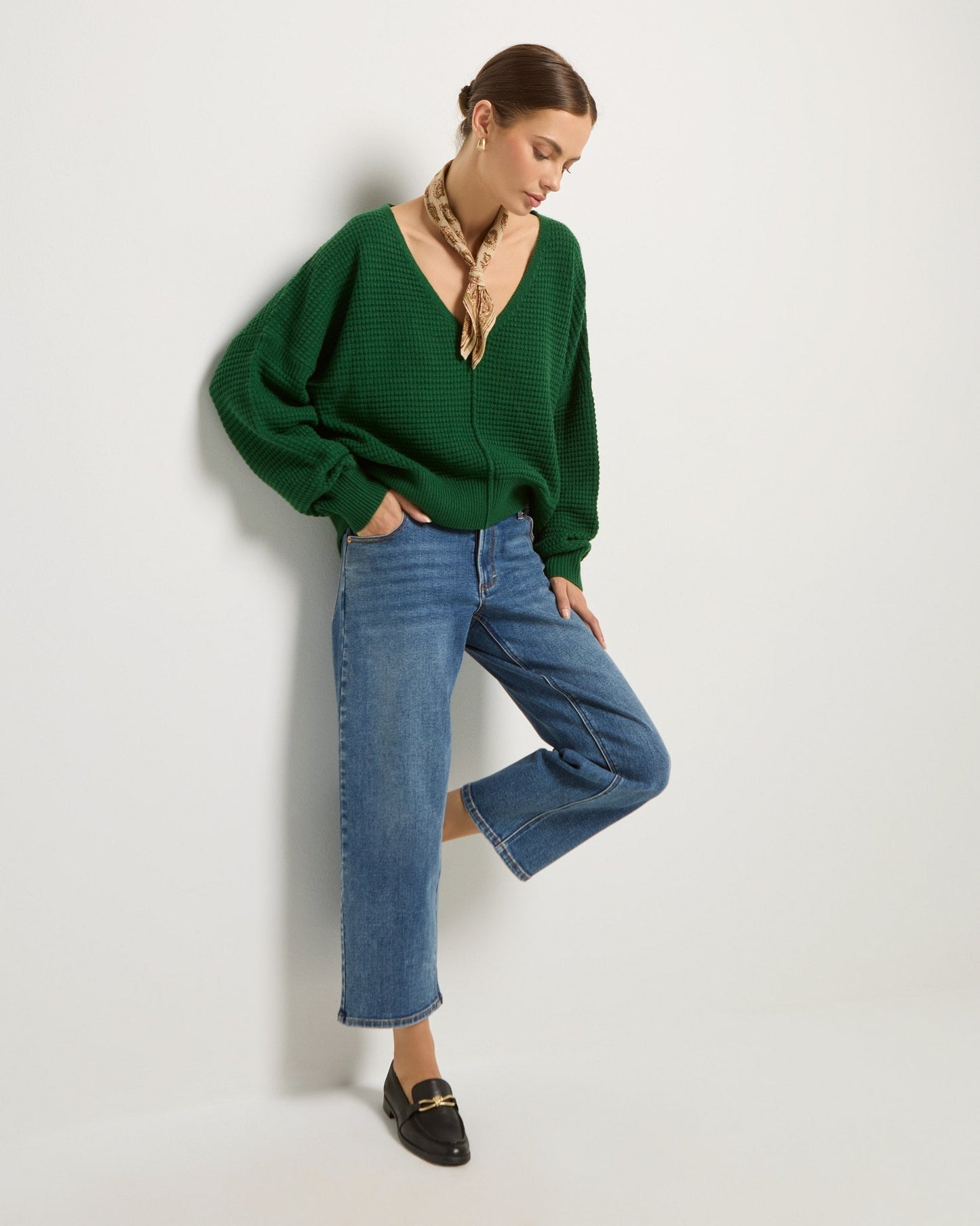 Lotus V-Neck Sweater