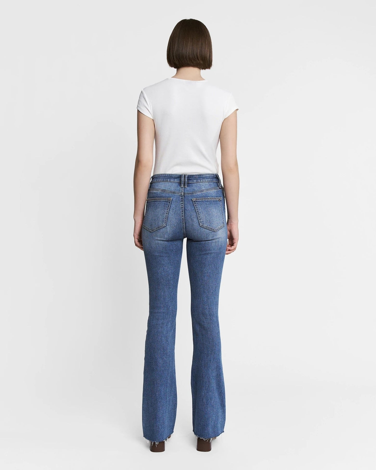 High Rise Bootcut Jeans