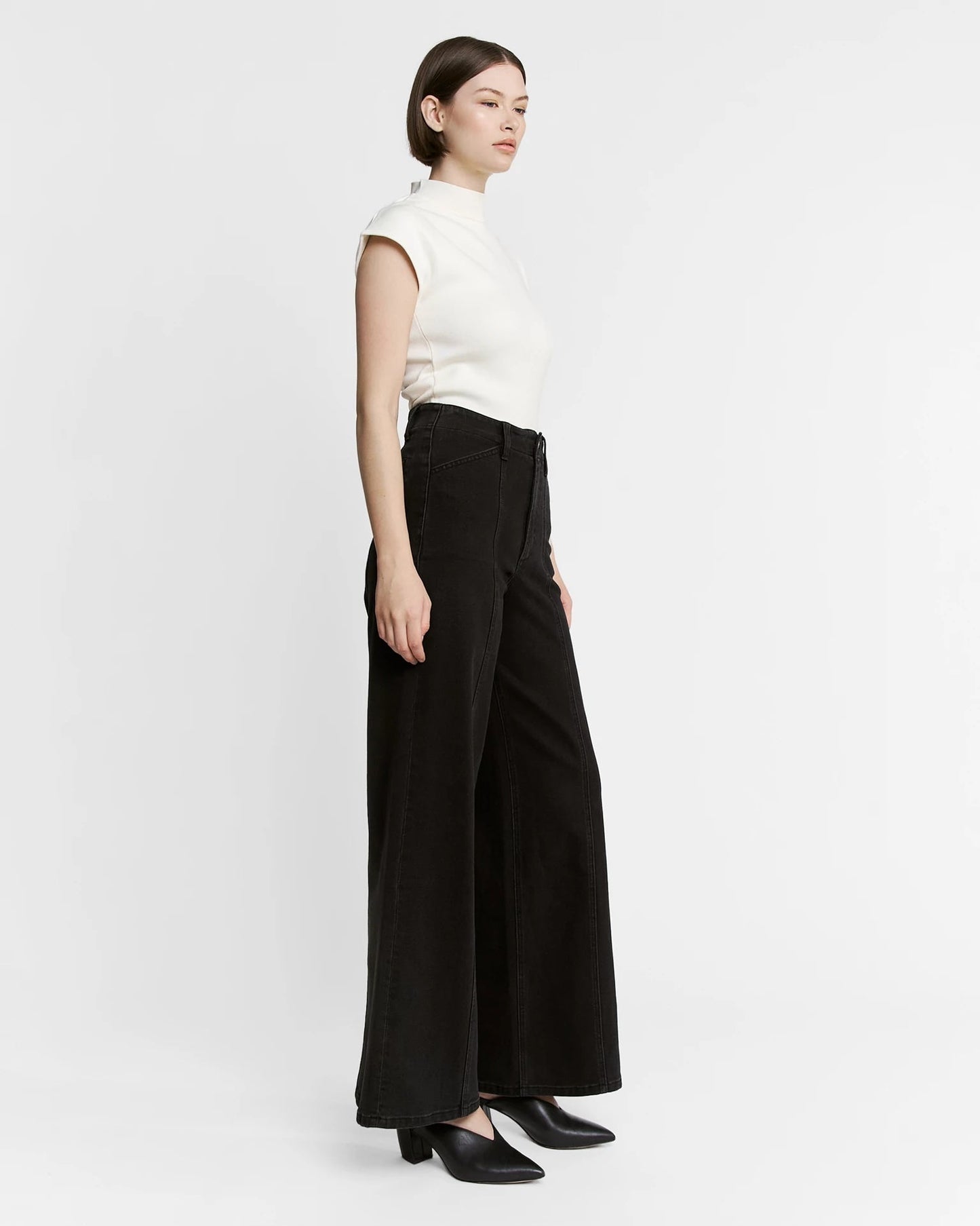 Super High Rise Seamed Trouser Jean