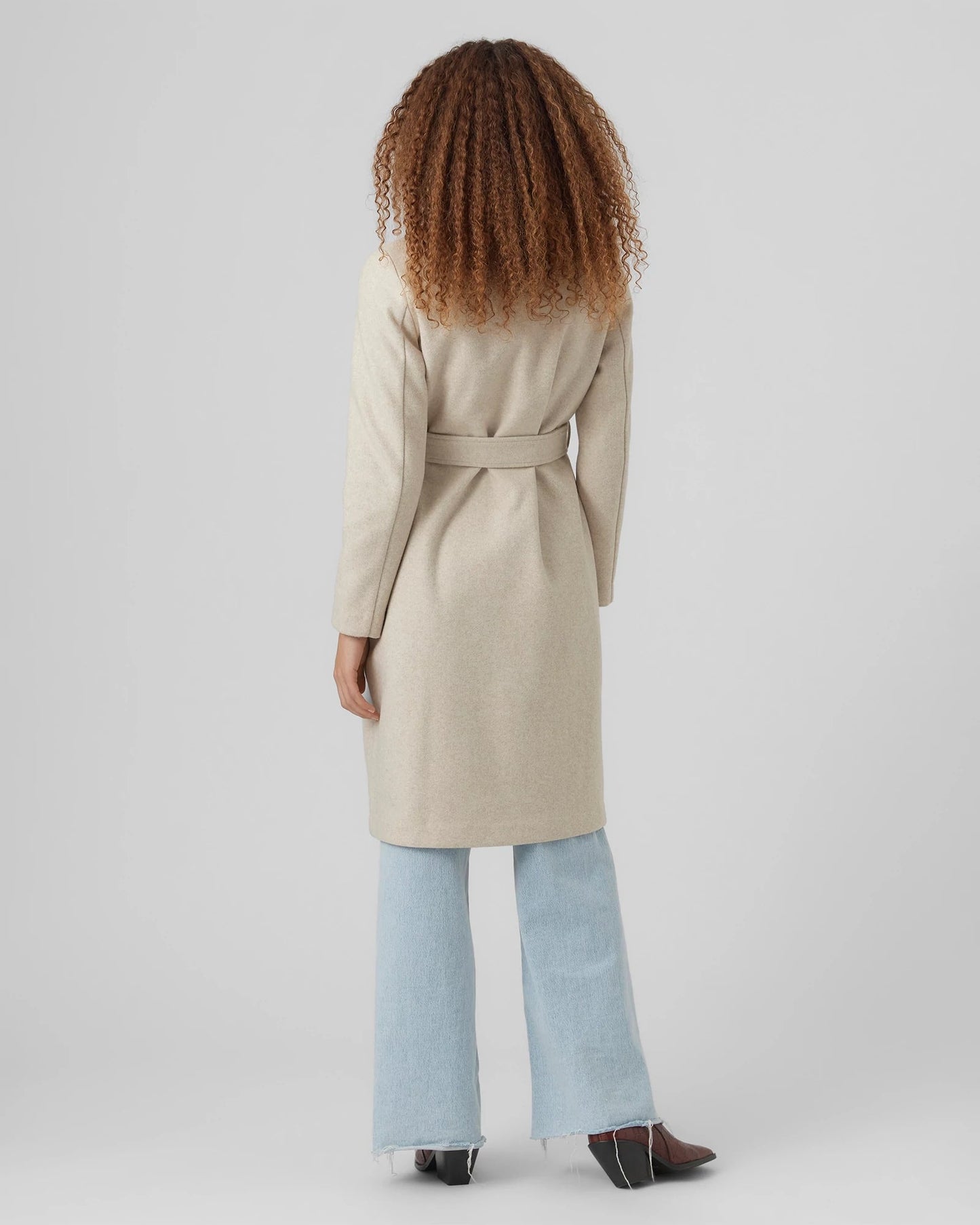 Fortuneaya Belted Long Coat