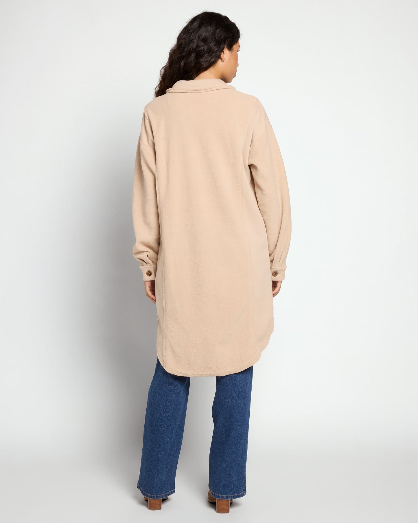Fleece Longline Shacket