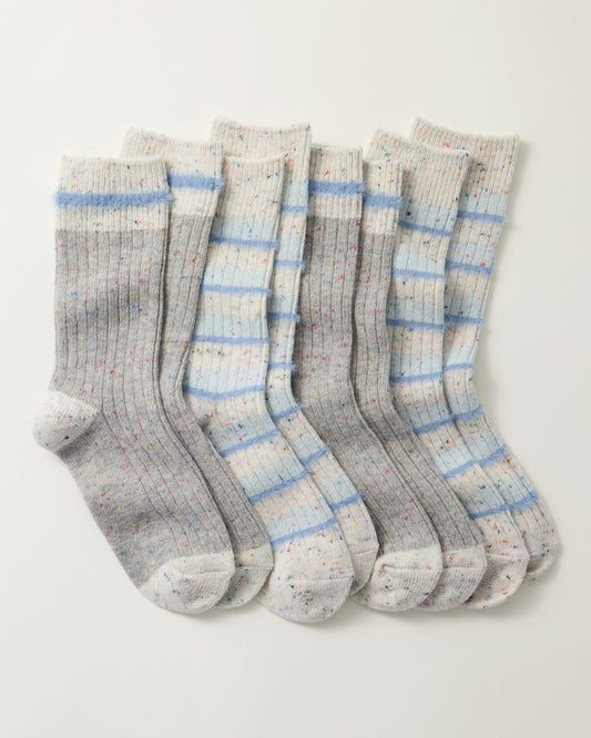 Linnie Crew Socks 4 Pack