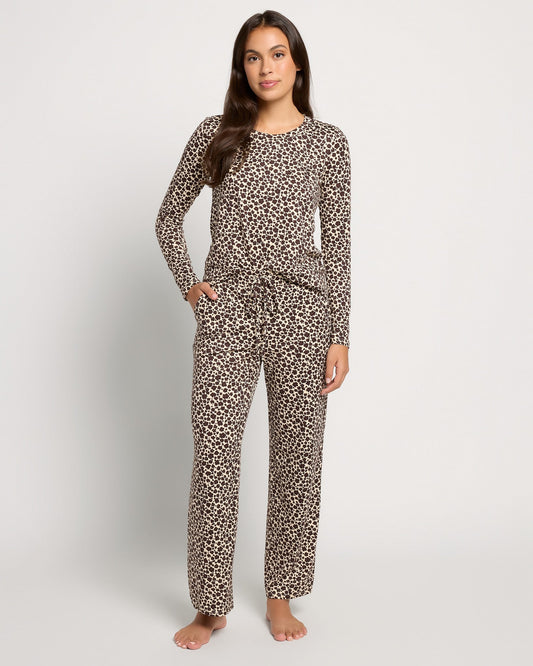 Printed Butter Knit Long Sleeve Top & Pant
