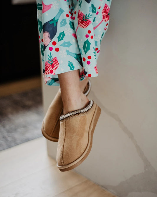 Embroidered Women's House Slippers