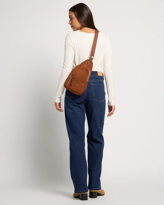Nikki Corduroy Sling Bag
